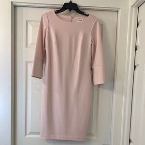 Calvin Klein Blush Long Sleeve Dress